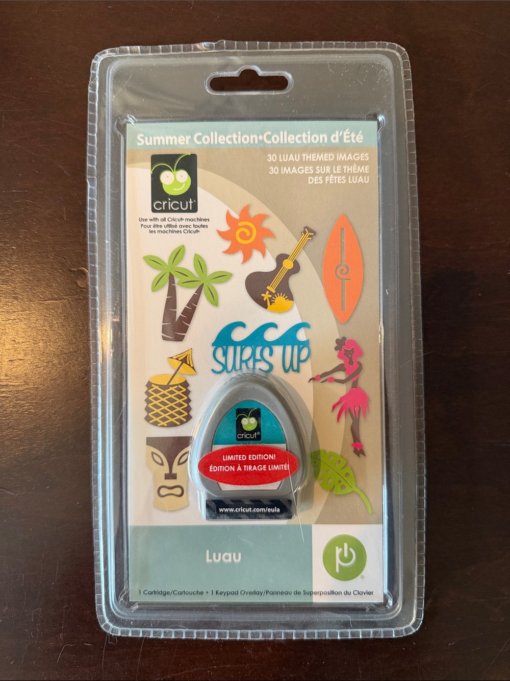 Cricut Luau Summer Collection Luau Themed Cartridge NEW